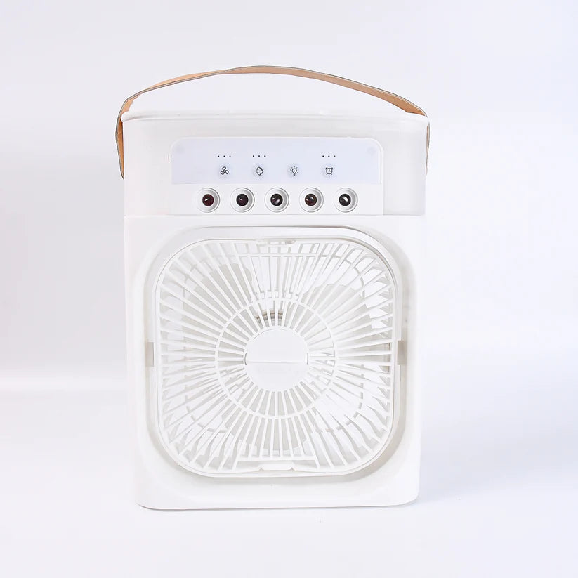 Portable Air Cooler Fan with 7-Color LED Light | Personal Mini AC
