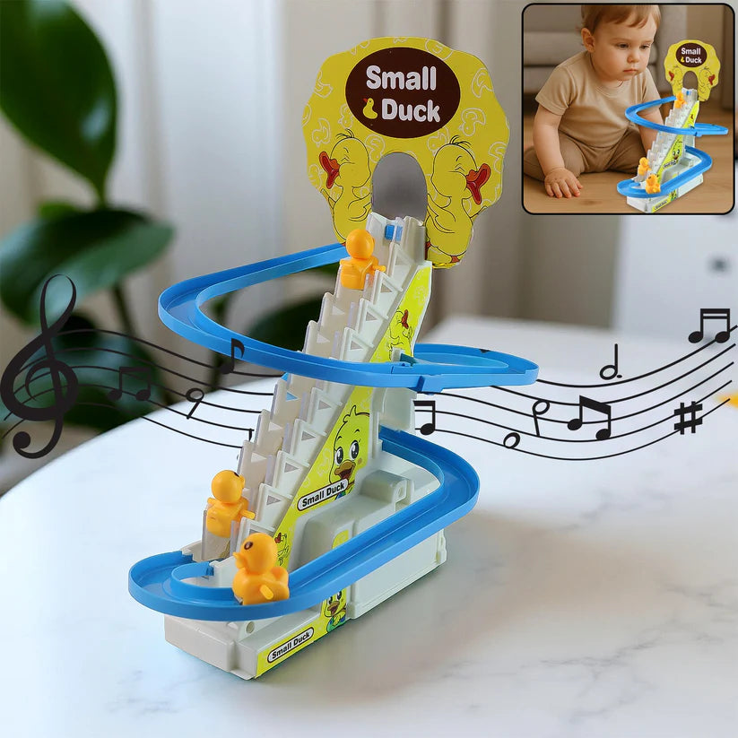 Climbing Stairs Musical Toy with Lights – Fun Moving Animal Track Set for Toddlers